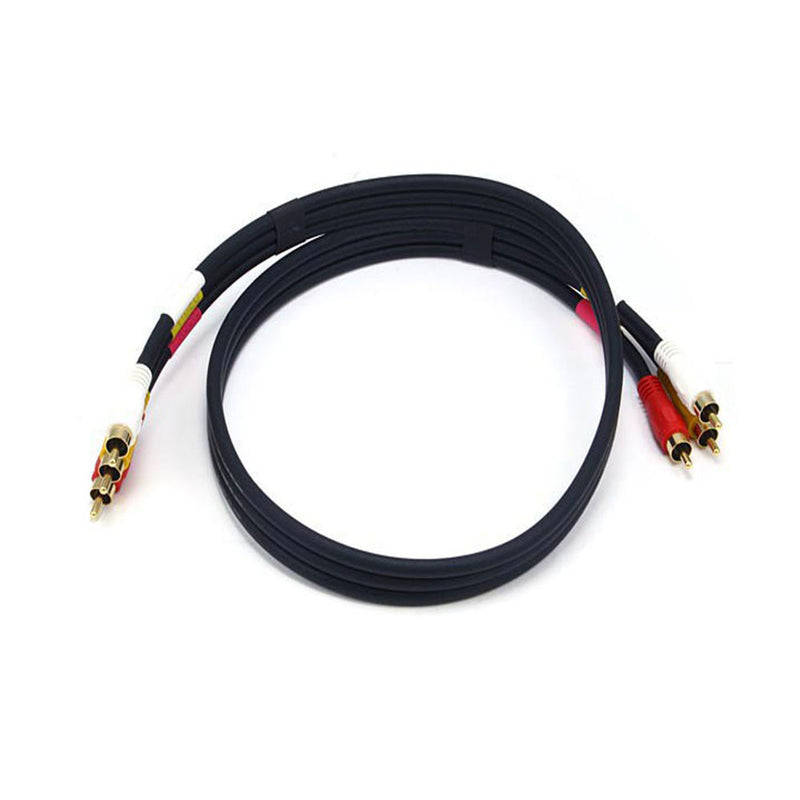 RCA Coaxial Composite Video and Stereo Audio Cable, 3ft