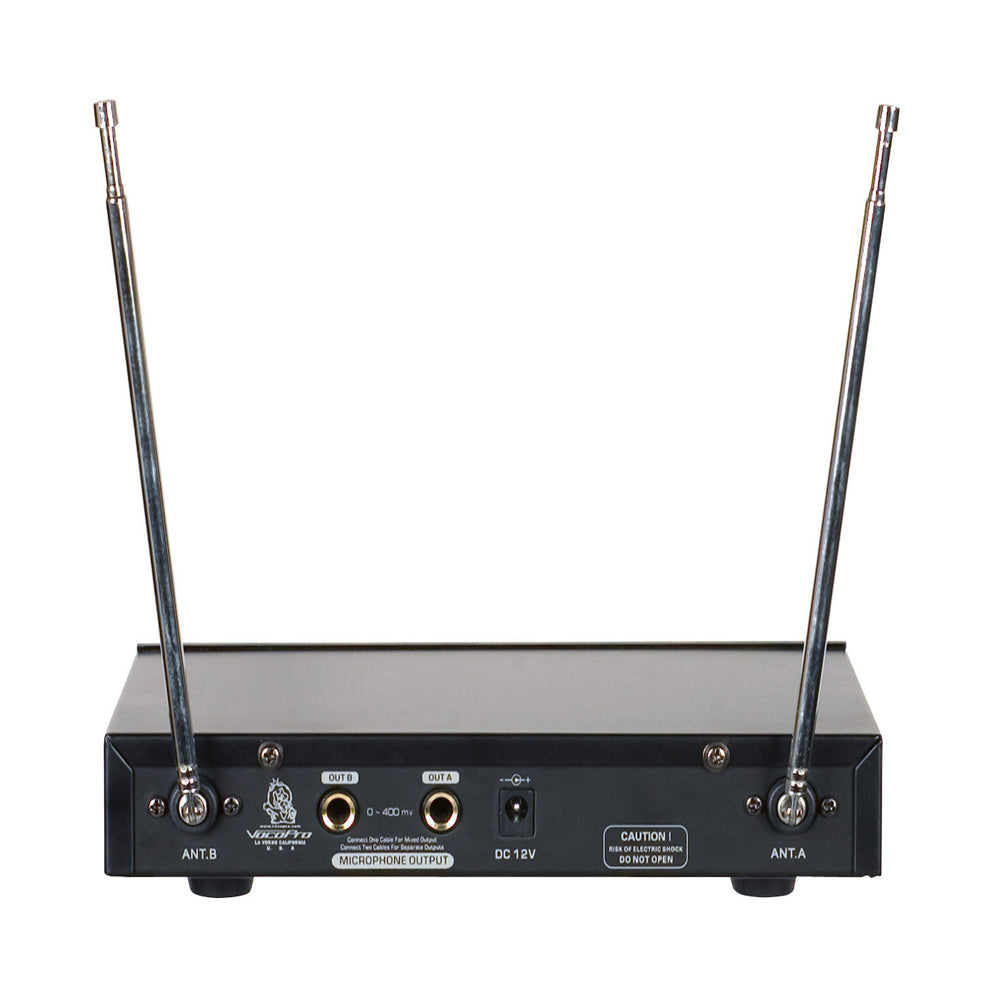 VOCOPRO | VHF-3005 Dual Channel VHF Wireless Microphone System