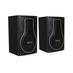 BMB CSH-200 300W 8" Vocal Karaoke Speakers Black (Pair)