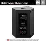 Better Music Builder (M) DFS-12A Active/Powered Loudspeaker 800 Watts (Pair)