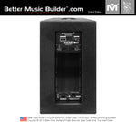 Better Music Builder (M) M-12 SUB Bass Powered Subwoofer 1400W (Each)