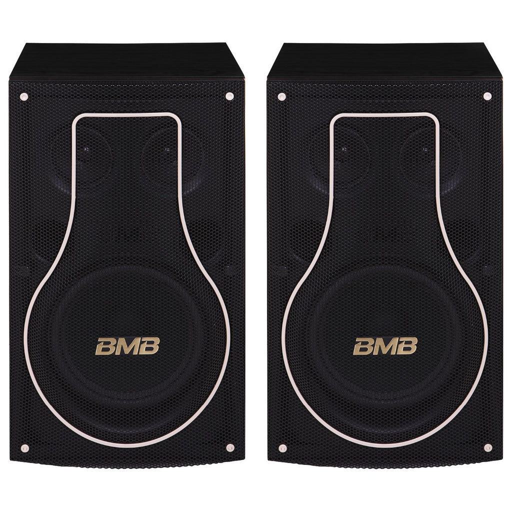 BMB CSH-200 300W 8" Vocal Karaoke Speakers Black (Pair)