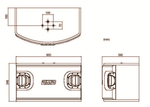 BMB CSV-900 1200W 12" 3-Way Bass Reflex Speakers (Pair)