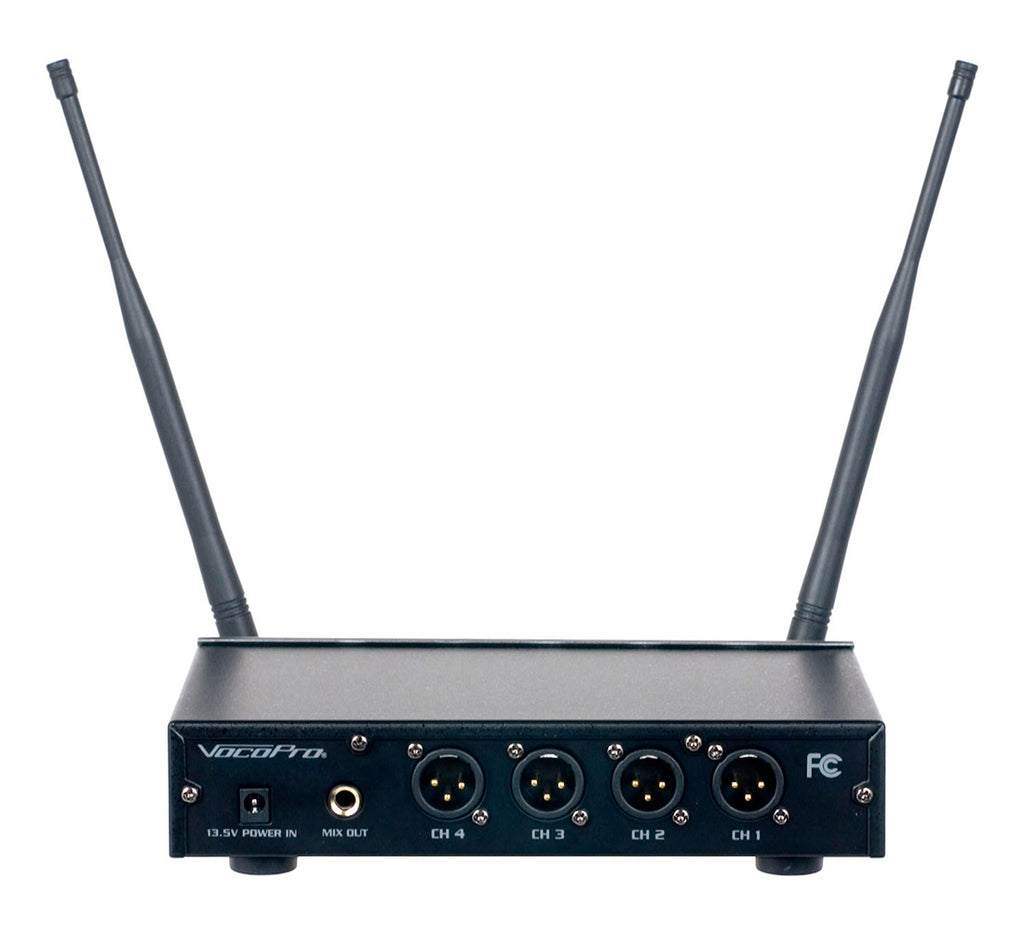 VOCOPRO | Digital-Quad-H Four Channel UHF Wireless Handheld Microphone System