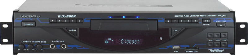 VOCOPRO | DVX-890K Multi-Format Digital Key Control DVD/DivX Player with USB, SD and HDMI