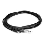 Hosa CMP-310 3.5 mm TS to 1/4 inch TS Mono Interconnect Cable, 10 feet